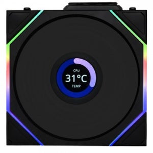 리안리 UNI FAN TL Wireless LCD 120 리버스 (블랙)