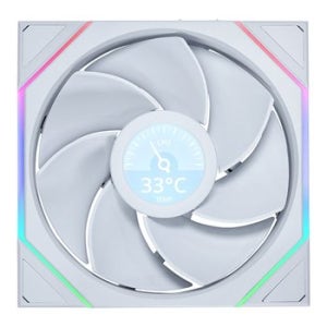 리안리 UNI FAN TL Wireless LCD 140 리버스 (화이트) 시스템 쿨러