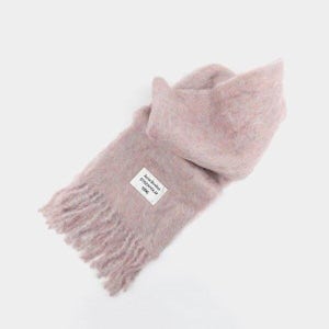 아크네 스튜디오 [아크네]아크네 25FW 스톡콜롬 패치로고 모헤어 오버사이즈 여성 머플러 CA0392 AI4