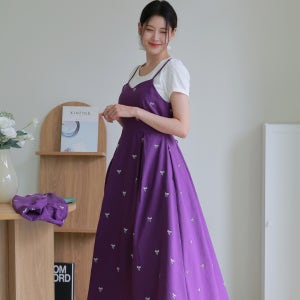 나에게 주는 선물, 리본원피스 (2color), 데일리스티치