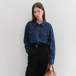 [던스트] UNISEX CLASSIC DENIM SHIRT MIDNIGHT BLUE_UDSH5C101B3
