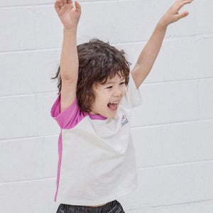 모달 스판 라글란 반팔 티셔츠