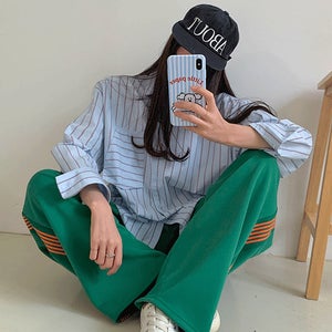 박시유니크셔츠-nb