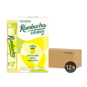 티젠 티젠 콤부차 레몬 10스틱X12박스 (1카톤) (총120스틱) / 정상가 84000원