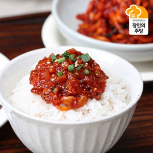 [이광석장인]비빔오징어젓 1kg 대용량 밥도둑 반찬 젓갈