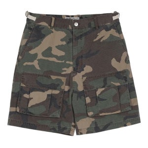 구보 Washed cargo shorts (Camo)