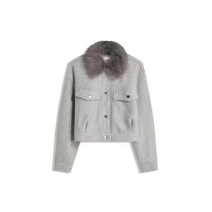 버쉬카 퍼 칼라 소프트 트러커 재킷 6650/758 GREY_P0186650758GREY