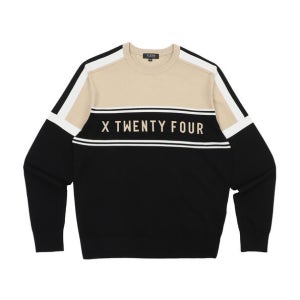 남성 블럭형 라운드 풀오버(X4SPU3352LI)