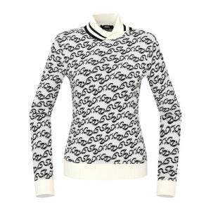 여성 전판 하이넥 풀오버(X2SPU7344OW)