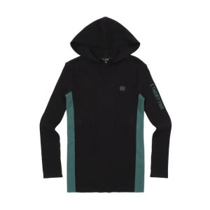 여성 롱기장 골조직 후드(X4SPU7352BK)