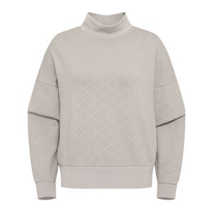 여성 아가일 자카드 루즈핏 하이넥(X2TLU7450LI)