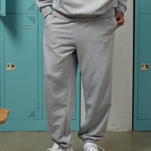 [르꼬끄]유니 선데이 루즈 조거 팬츠 - 그레이(QQ323LFP92)(K1755759537535024GY01)