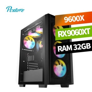 피씨스토어 베스트 게이밍PC 9600X RX9060 XT 라라랜드 (32GB, M.2 500GB)