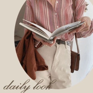 셔츠/남방 [레이어드👍] 슬로 스트라이프 셔츠_SH9318 가을 간절기 롱 루즈핏 오버핏 기본 베이직 레이어드 하객 나들이 이지룩 단가라 배색