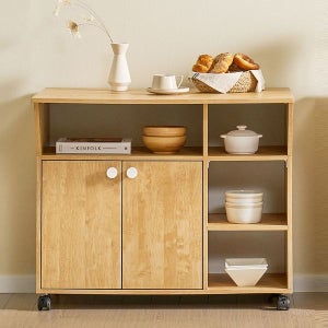 [벨리카가구] (착불) 애니 이동식 조리대 주방 보조 조리대 아일랜드 홈바