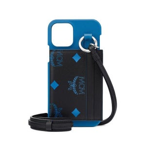 MCM 로고 폰 케이스 BLUE 여성 0400014626153