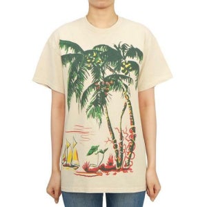 와일드동키 여성 반팔티셔츠 T PALM STRON WASHED KHAKI W