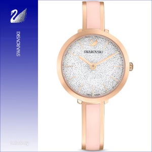 스와로브스키 크리스탈린 딜라이트 5642221 팔찌시계 크리스탈 파브 다이얼 메탈스트랩 5642221
