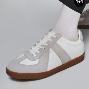 5cm 화이트 독일군 스니커즈 제네럴(CL0035) 1+1