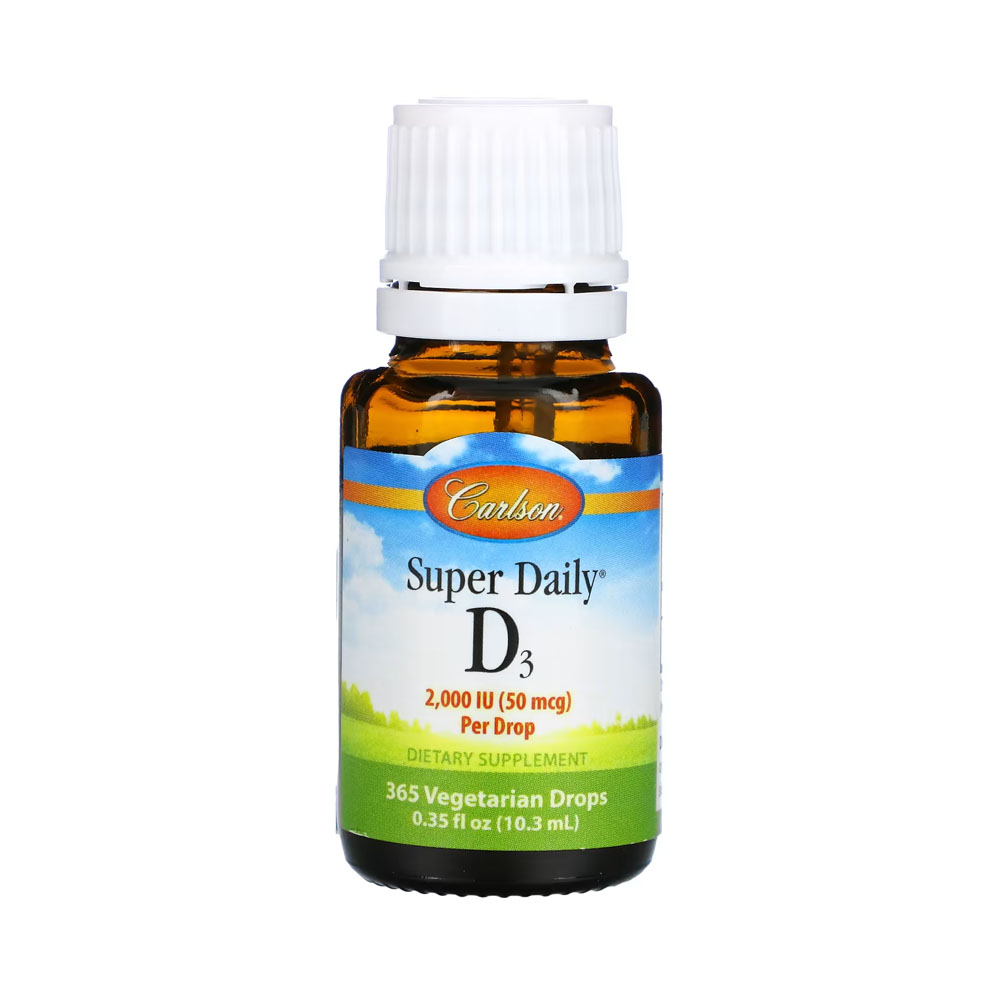 칼슨 슈퍼데일리 <b>비타민</b> D3 50mcg 2000 IU 액상 <b>리퀴드</b> 드롭