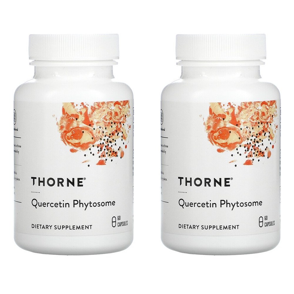 쏜리서치 케르세틴 <b>퀘르세틴 파이토솜</b> 60캡슐 2개  60정