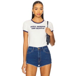 마더 반팔 티셔츠 81001 R315 STILL BEHIND THE HUSTLE 여성 MOTH WS197