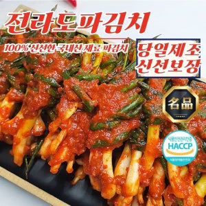 당일제조 전통양념 전라도 파김치 3kg (100% 국산재료)