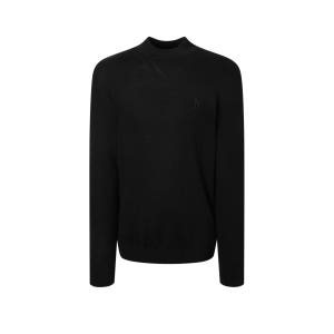 [헤지스 남성] 헤지스 25FW 남성 파인울 하프터틀넥 긴팔 니트 344571 HZSW5D435BK