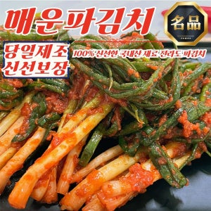 당일제조 전라도 매운 파김치 3kg (100% 국산재료)