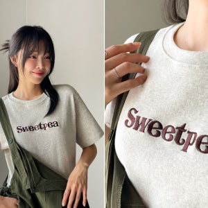 에디자수 피치기모 쫀쫀 반팔티