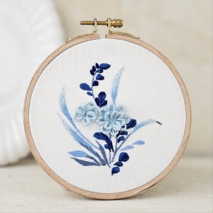 프랑스 자수 diy 패키지 입체 자수로 수 놓은 국화, 만드는 즐거움