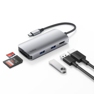 벨킨 5in1 C타입 멀티허브 HDMI 2.0 4K 60Hz AVC007fq