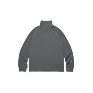 [챔피온]   Champion 남녀공용 터틀넥 기모 긴팔티셔츠 블랙 CKTS2F206CG