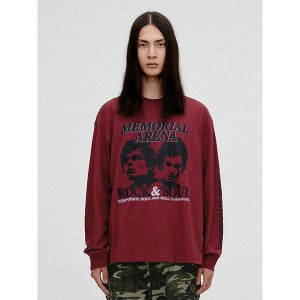 [비바스튜디오]  락 앤 소울 롱슬리브 - BURGUNDY