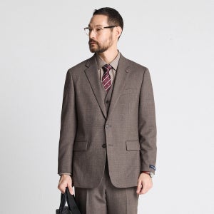 [에스티코] TW 솔리드 수트자켓 브라운 (클래식)