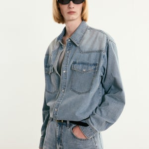 [티엔지티] Western Denim Shirt (Washed Blue) TNSH5F106B2