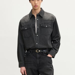 [티엔지티] Western Denim Shirt (Washed Grey) TNSH5F106G2