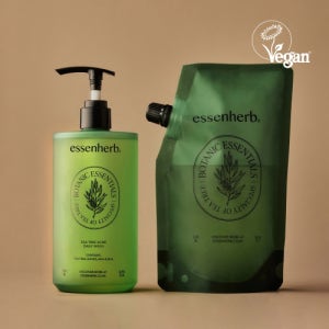 [에센허브] 티트리 아크네 데일리 바디워시 500ml+리필300ml ES1138_ES1170