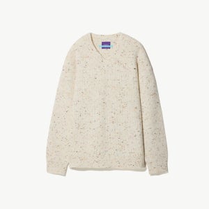 [에스티코] 네프사 브이넥 니트 아이보리 (오버핏)