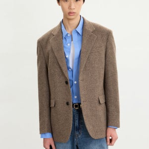 [티엔지티] Redford Wool Blended Herringbone Jacket (Beige) TNJA5F105I2