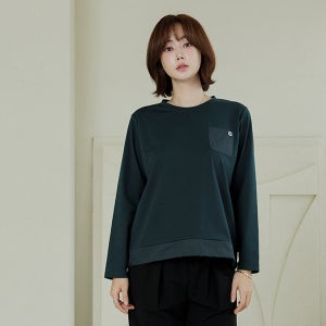 실버포켓스트링티셔츠 TBD4120[브라운,그린,66,77,88]