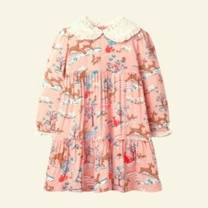 미니보덴 핑크 애니멀 원피스 9-10y