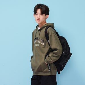 [에꼴리에] 그라레터링 더블직 후드티(25C1403) 25C1403