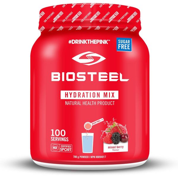 스포츠 <b>운동</b> 음료 믹스 파우더 <b>BIOSTEEL</b> <b>바이오스틸</b> 제로 설탕 수분 보충 맛있는 공급과 5가지 필수 전해질 혼합 베리