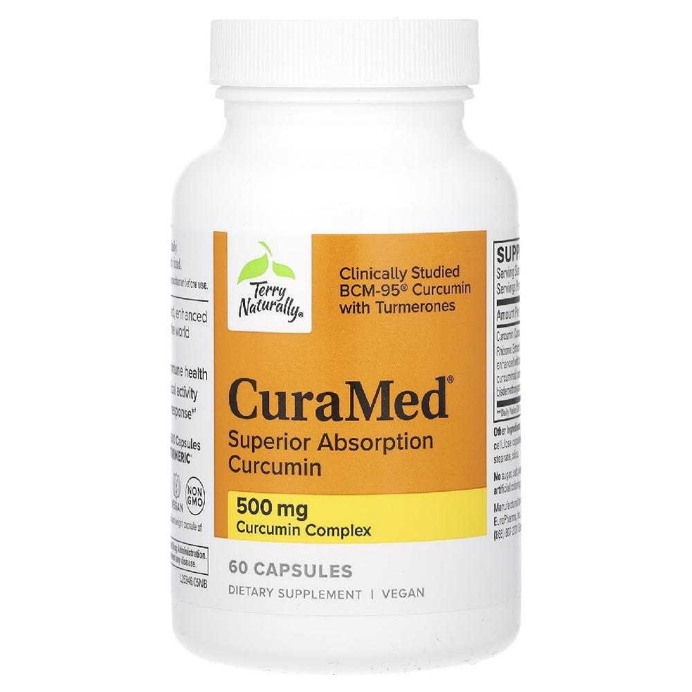 <b>테리내추럴리</b> 커큐민 500mg CuraMed Curcumin Complex 캡슐 60정  1개