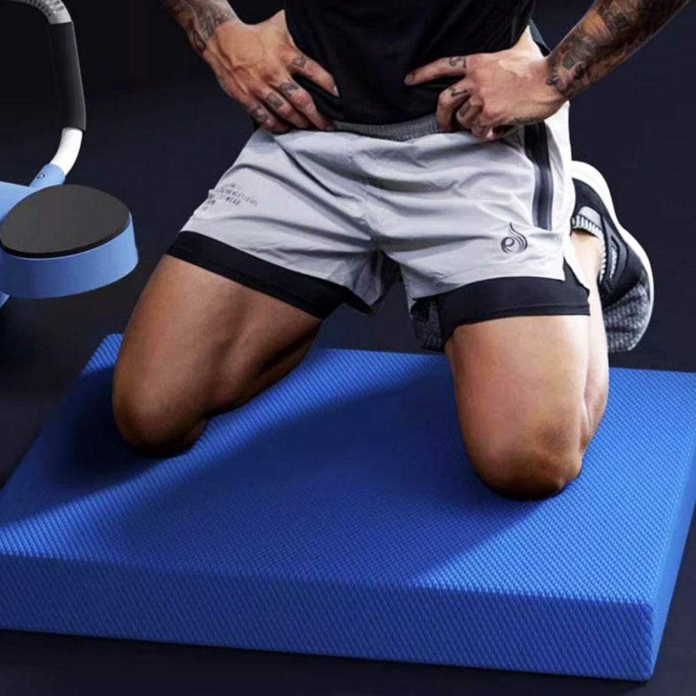 충격흡수 소음차단 데드리프트 블록매트 <b>헬스 밸런스</b> 패드 대형 3color  핑크 대(40x33x5cm)