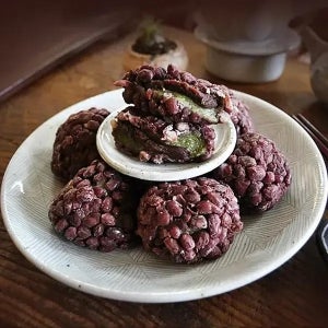 맑은생활건강 블루탐 제주도 오메기떡 맛집팥떡 개별 냉동포장 60g, 60개