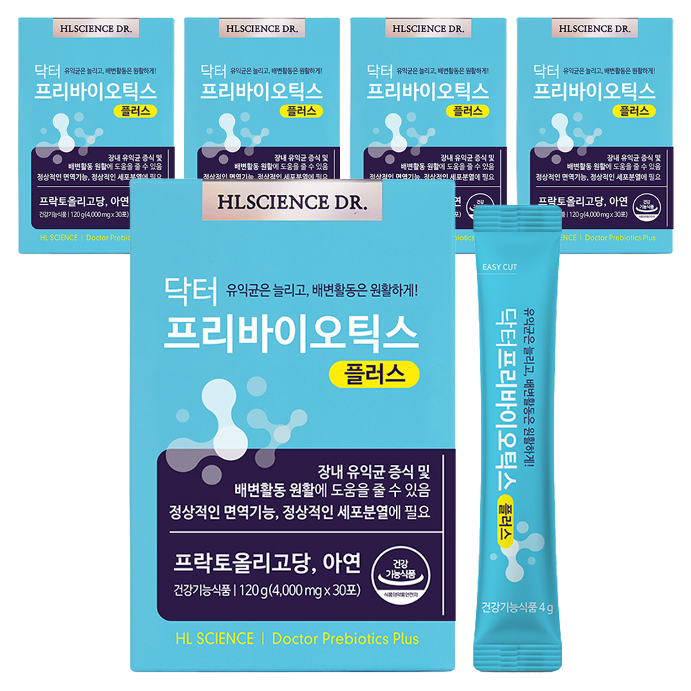 <b>에이치엘사이언스</b> 닥터프리바이오틱스 플러스 유산균 30p