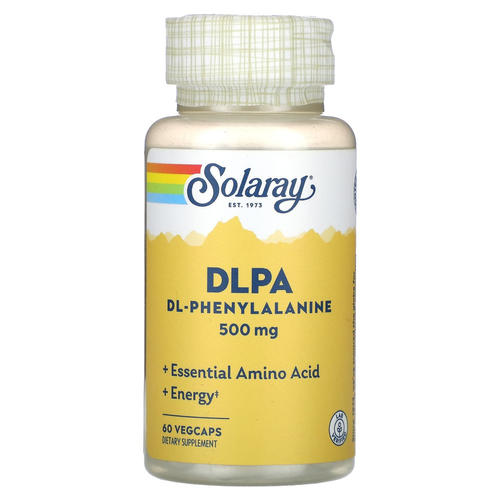 솔라레이 DLPA <b>페닐알라닌</b> Dl<b>페닐알라닌</b> 500mg 60베지캡슐