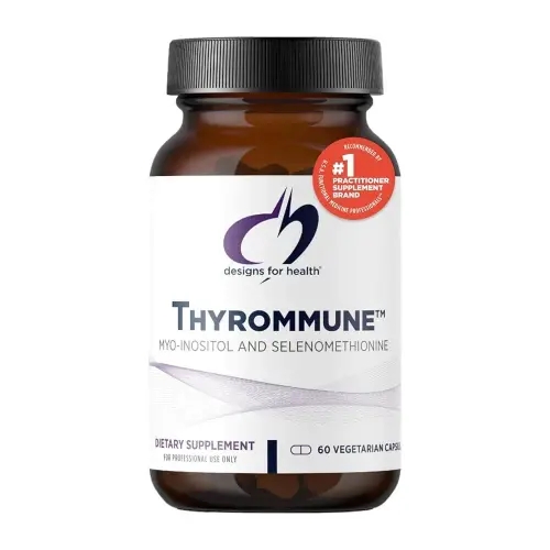 DESIGNS <b>디자인</b> For Health Thyrommune - <b>셀레늄</b>(셀레노메티오닌) + 미오 이노시톨이 함유된 갑상선 지원